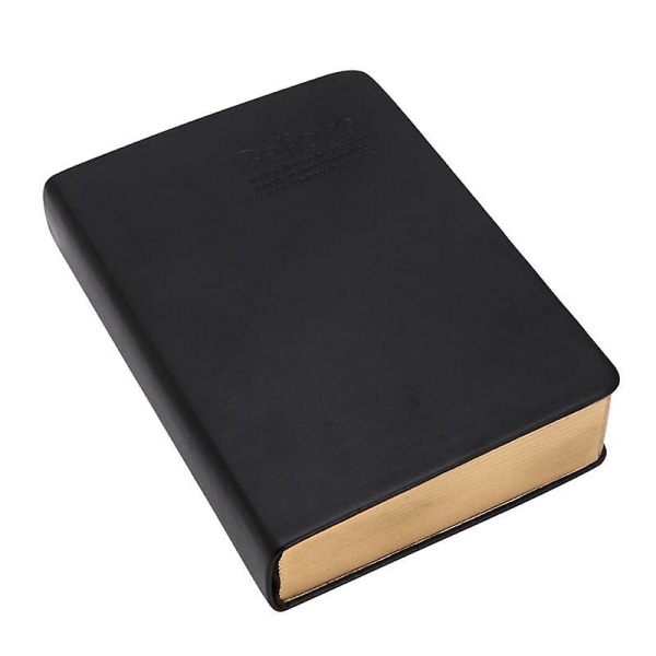 Klassisk Vintage Notebook Journal Dagbog Skitsebog Tyk blank side Læderomslag