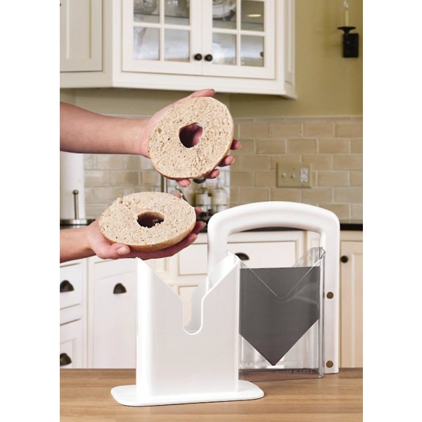 Bagel Slicer Bakverktyg Bagel Guillotine Slicer Bakverktyg Köksverktyg Set