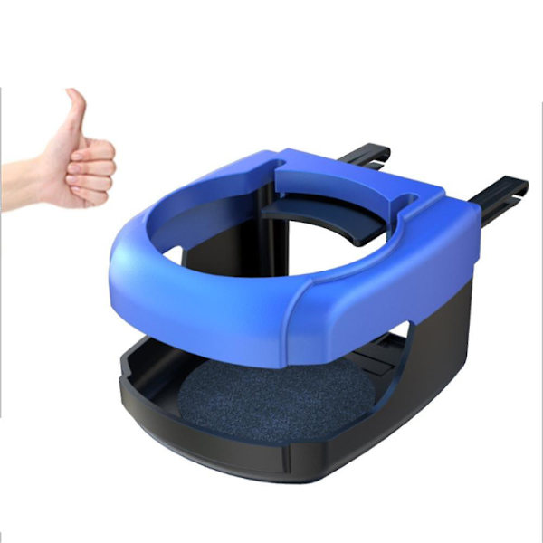 Bil Mugghållare Utlopp Luftventil För Mini Cooper Polo 6r Volvo V70 Renault Captur Opel Toyota Aygo Opel Astra H|drycker Hållare| Blue and Black