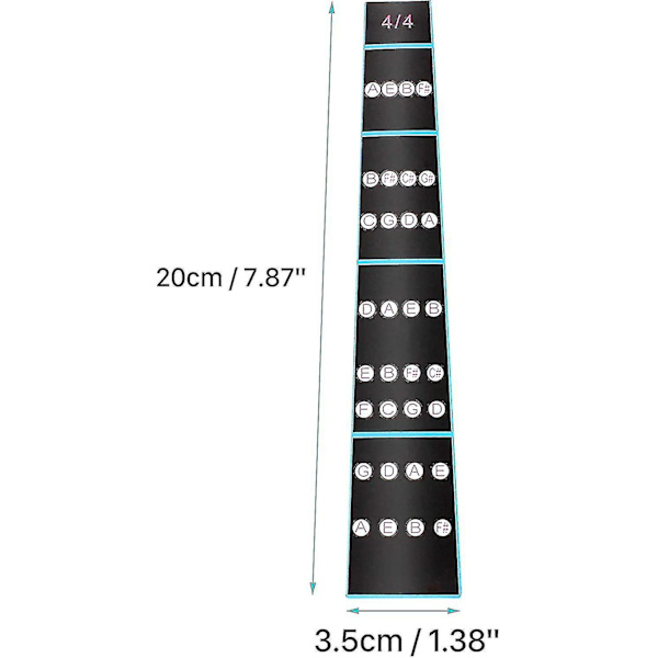 Sl Violin Finger Guide, 4/4 Violin Notes Sticker, Violin Fingerboard Sticker Fretboard Marker For Beginner10pcs)