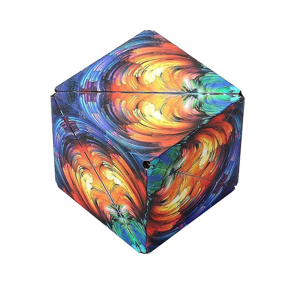Fidget Magnet Cube: Unike mønstre, premium kvalitet, ubegrenset moro multicolor