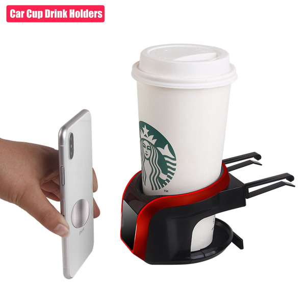 Bil Aircondition Udluftning Kop Drikkeholdere Køretøjsmonteret Magnet Telefon Fast hængende Clips Universal Organizer Flaskeholder|drinks Holdere| Blue