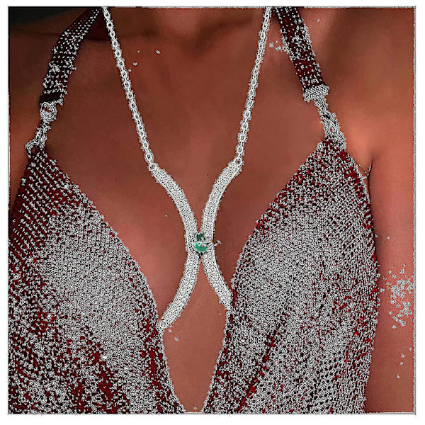 Body Chain Rhinestone BH Underkläder Body Chain