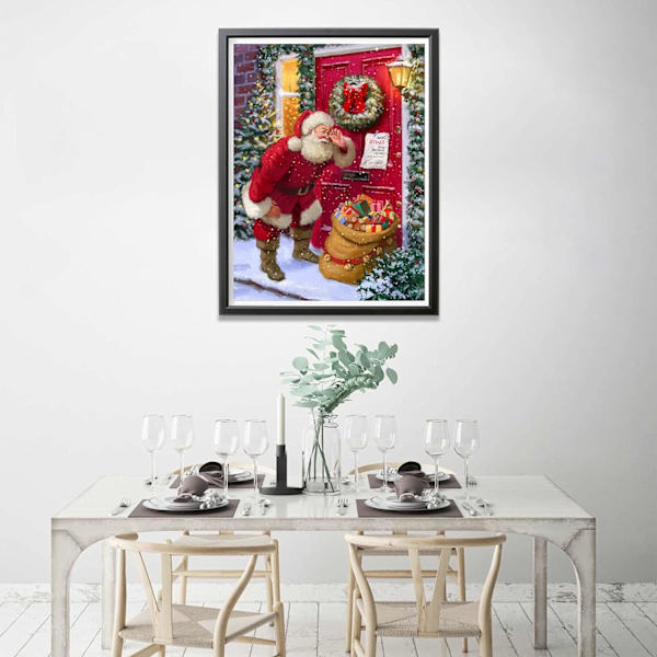 (30x40cm) Kompletta diamond painting jul 30x40cm, D