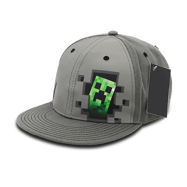 Minecraft Snapback Baseball Hat Miesten Naisten Puuvilla Cap Hengittävä aurinkohattu D