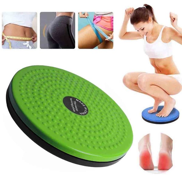 Body Sculpting Twisting Board Fitness Laihdutuskone Pyörivä Lauta Naisten Kiertoharjoitus Green