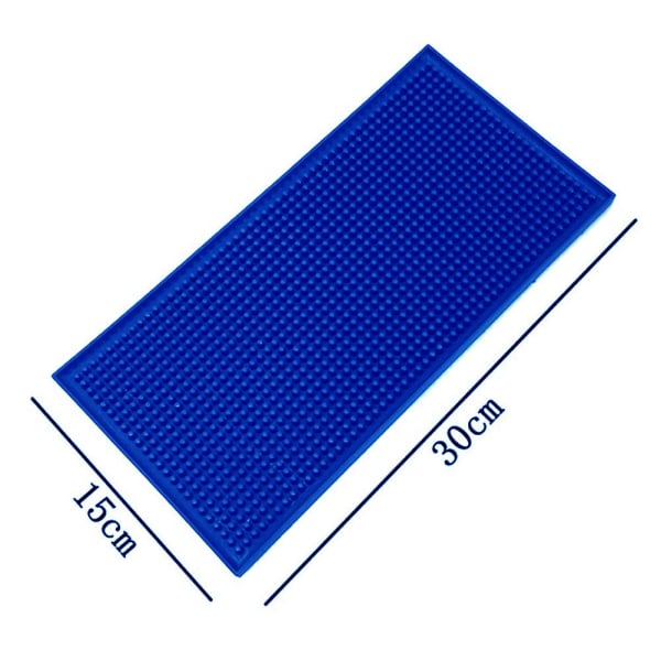 Liukumaton kumitankomatto baarirunko lasinen tippakaukalo olut juomakiskotangot palvelumatto D 15cmx30cm