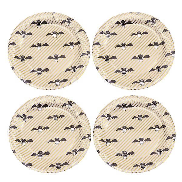 10 stk Ghost Theme Service Camping Slikholder paptallerkner