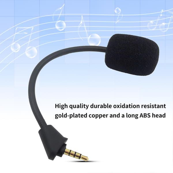 Headset-mikrofon med støydemping for Kingston HyperX CLOUD II Wireless