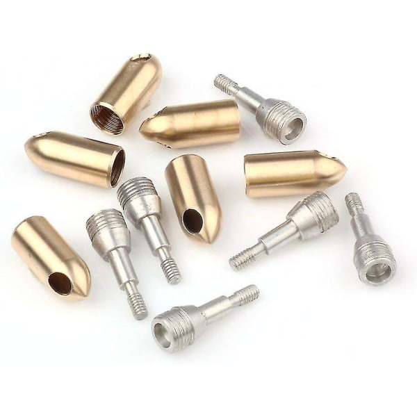 Visslande Broadhead Point Arrow Heads F Skruva in tips Points Tips Kopparpilspetsar För bågskytte Båge Målskytte Träning-yvan