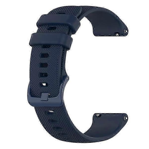 18mm ruudukkoinen silikoniranneke GarminActive S:lle OceanBlue