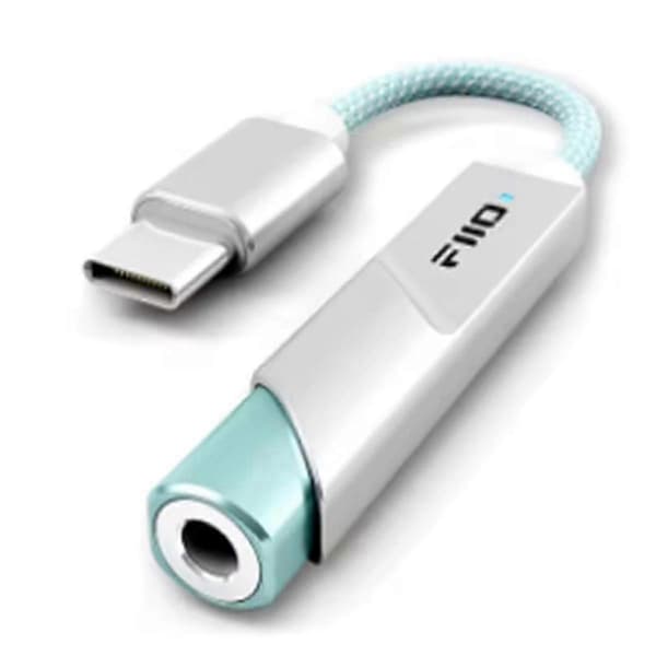 FiiO KA11 USB C til 3,5 mm hovedtelefonstikadapter til mobile enheder Silver