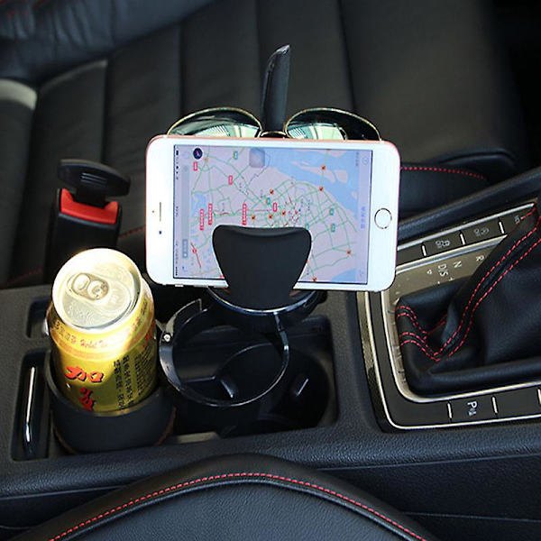 Uuden muotoilun monitoiminen automukinpidike Kääntyvä puhelin GPS-juomalasiteline juomapidike Auton muotoilu|automukiteline|mukinpidike H. Gray