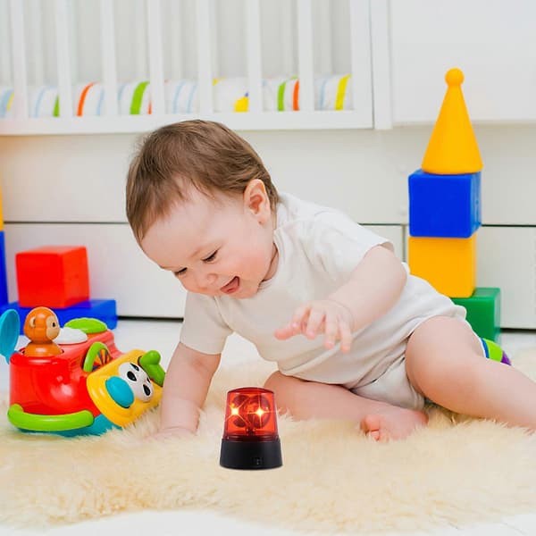 LED-batteridrevet lite advarselslys scenelys stemningslys