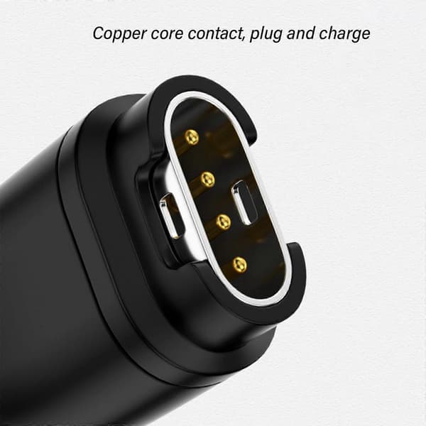 USB-C laddkabel för smartklocka med adapter och dammskydd, passar 7 6S 6 5S 5 955 965 45 45S 245 straight head