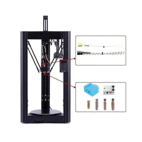 3D-printerdele Hoved Hot End Kit 1,75 mm filamentekstruder Hot End Kit til / Qq-s Pro 3D-ekstruder P