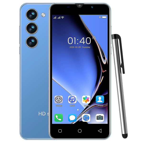 S23 Smartphone 5-tommer 512mb+ 4g hukommelse 1500mah Ultralang, udsøgt udendørs sportstelefon Blue