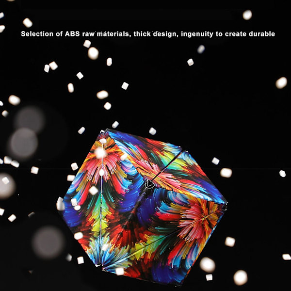 Fidget Magnet Cube: Unika mönster, premiumkvalitet, obegränsat roligt multicolor