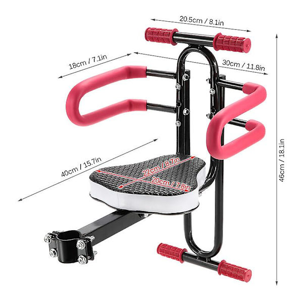 Barnsäkerhetsstol Elektrisk cykel med pedal