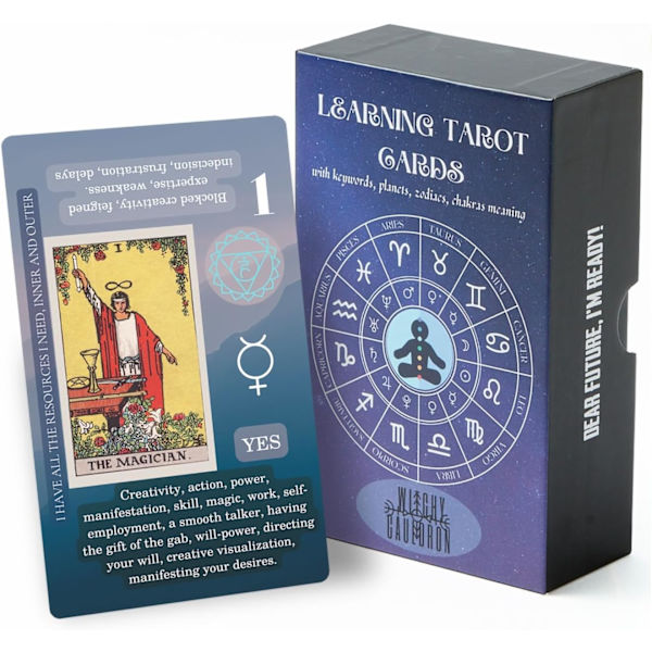 Learn Tarot Cards with Meanings on Them, for Beginners, Training Deck