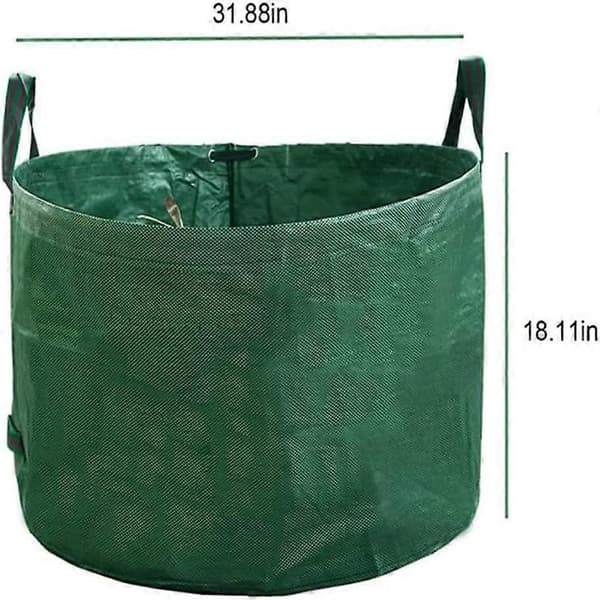 Gjenbrukbar hagepose - Sammenleggbar løvavfallspose (238 liter)