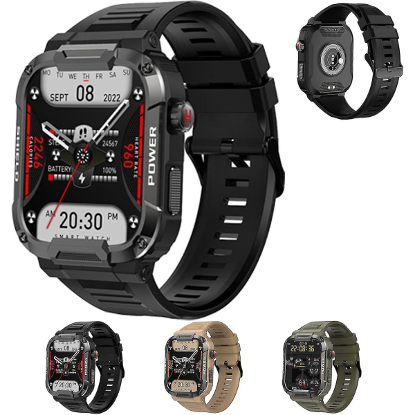 Gard Pro Ultra Smart Watch, Robust Military Fitness Watch, Vandtæt Støvtæt