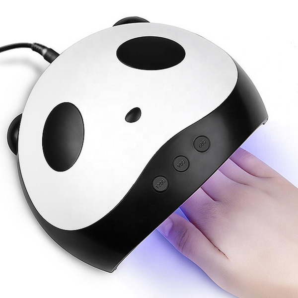 Panda Manicure Lampe 36w 12 Lamper Dual Light Source Phototherapy Machine Creative Nail Bake Lamp