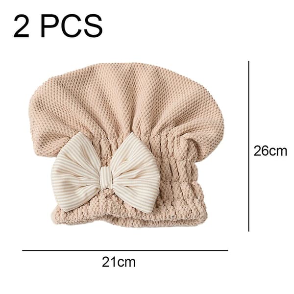 Mikrofiber Hår Tørre Hat Til Hår Hurtig Tørring Blød Hår Turban