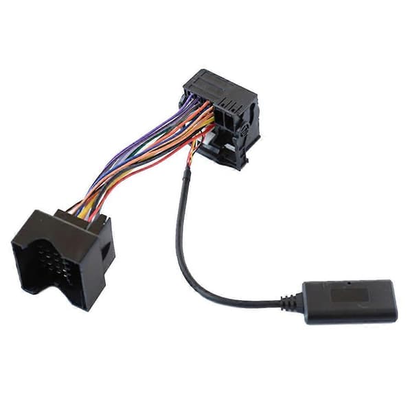 Bluetooth-kompatibel ljud AUX-kabel stor kontaktadapter 12-stift för BMW E60 E63 E64 E61 E62 CD