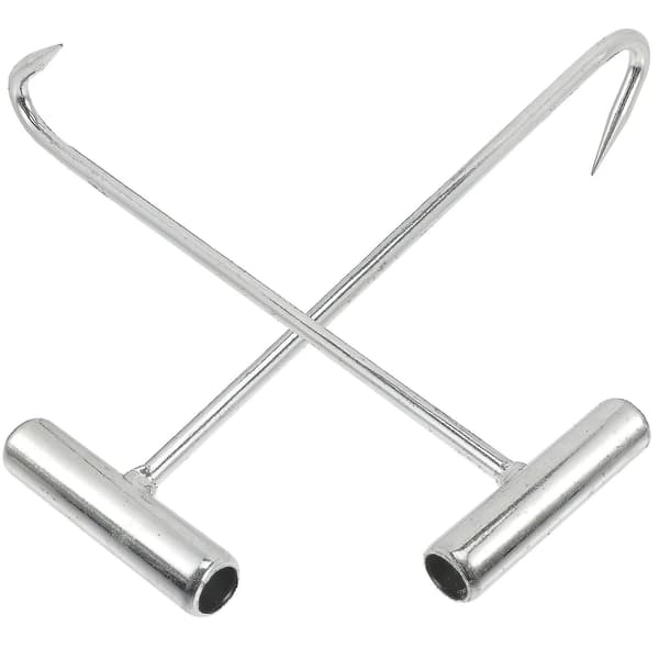 2 st Xtool Brunnsluckor Lyftkrokar Lyftkrok Dörrlyftkrok Brunnslock Lyftkrok Avloppstäck Lyftkrokar Avloppslucka Krok
