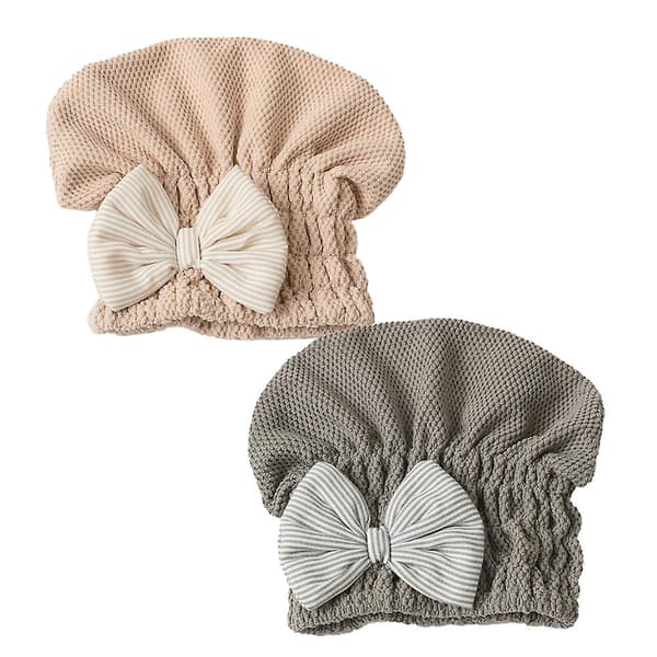 Mikrofiber Tørrehårshat til hurtig tørring af blødt hårturban