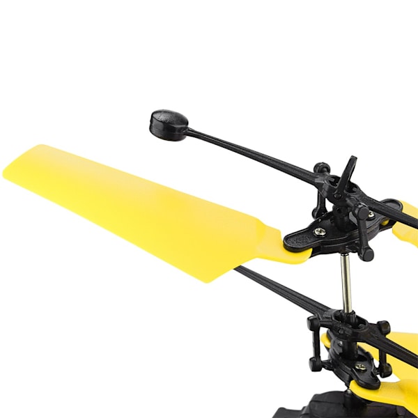 Mini RC Infraröd induktionsfjärrkontroll RC Toy 2CH Gyro Helikopter RC Drone Yellow