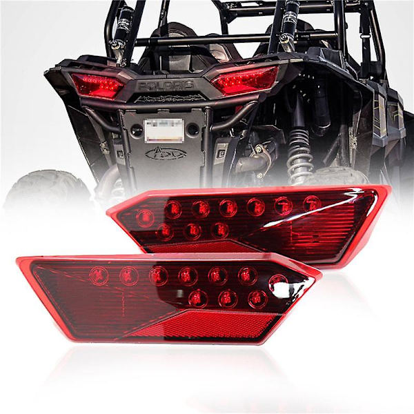 Rzr Turbo 1000 Xp 900 S 2014-2019 Led-takavalon merkkivalon jarrulamppu musta