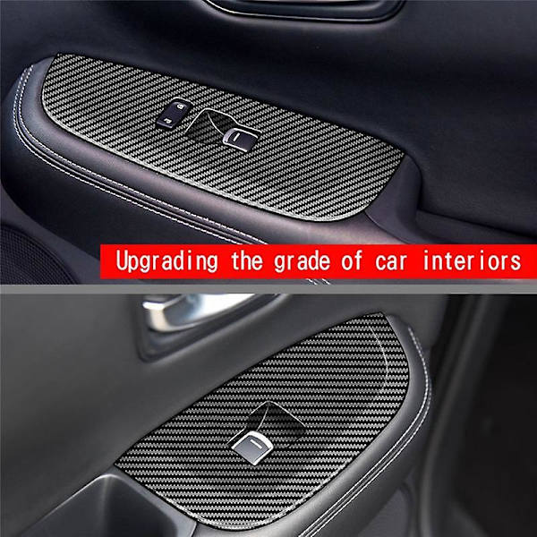 Til 2022 Zrv Zr-v Carbon Fiber Vinduesglas løfteknapkontakt Dæksel Trim Panelramme -v U.s. E