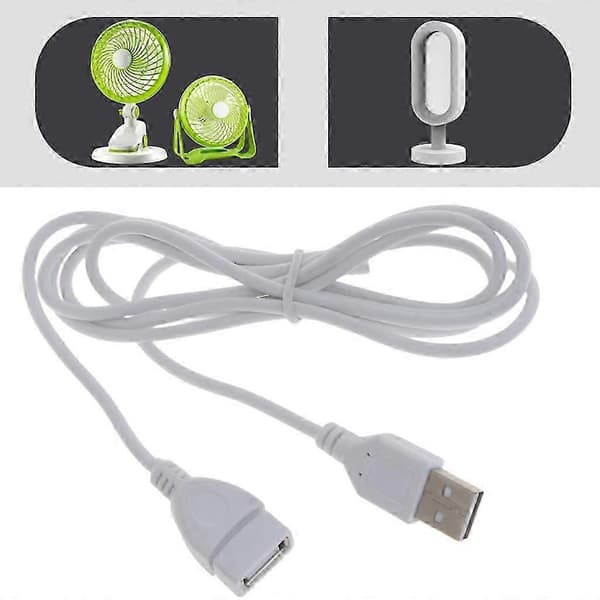 USB-forlængerledning A han til A hun lang ledning til USB-loftventilator tastatur