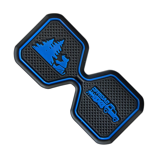 Noctilucent Car Cup Coaster Slot Pad Uuden Suzuki Jimny Jb64/jb74 2019 2022 Liukumaton Maton Taskumatto Sisäpuolen kupinpidiketyyny| | Blue