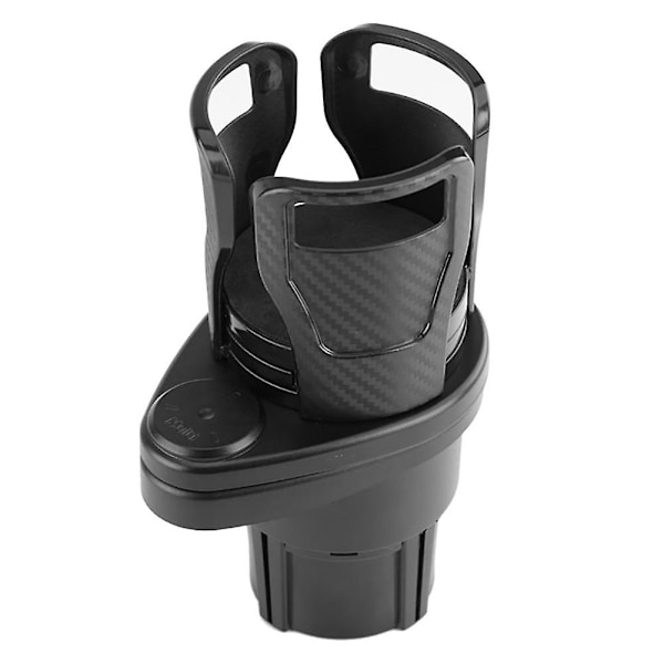 Bilkopholder 2 i 1 multifunktionel 360 graders roterende dobbelt kopmontering Bildrinksholdere Isolering Kopholder Drikkeholdere|drikholdere| A