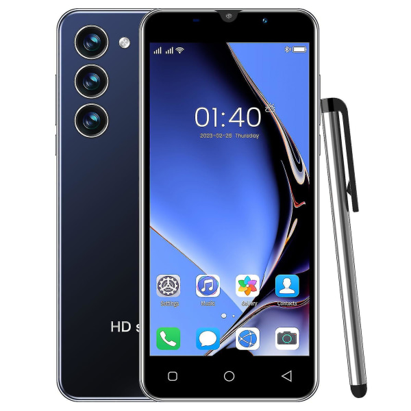 S23 Smartphone 5-tums 512mb+ 4gminne 1500mah Ultralång, utsökt utomhussporttelefon Black