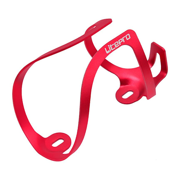 Litepro Mtb Road Bike C Version Vandflaskeholder Flaskebur Cup Ultralet Legering 20g Til Brompton Foldecykel| | red