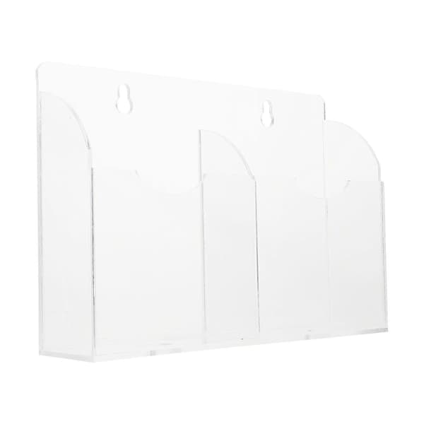 Väggmonterad fjärrkontrollhållare Sovrum Diverse Hållare Telefon Väggfäste 19.2X13.5CM transparent