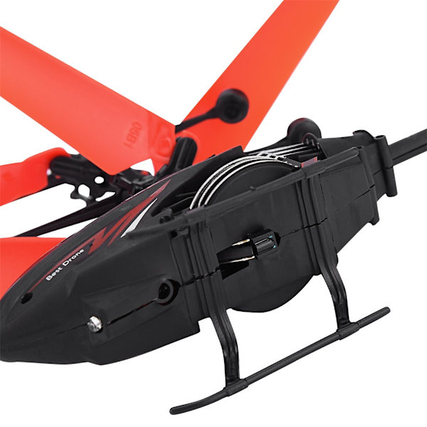 Mini RC Infraröd induktionsfjärrkontroll RC Toy 2CH Gyro Helikopter RC Drone Red