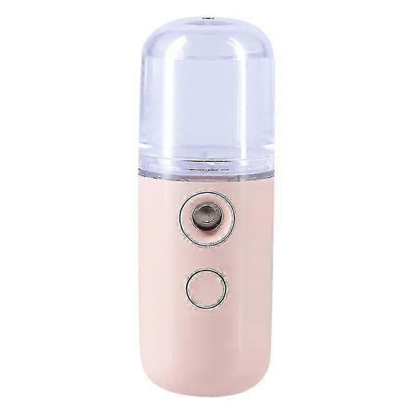 Bærbar Mini Luftfukter Diffuser Søt Stille USB Kjølig Tåke Personlig Tåkeluftfukter Light Pink