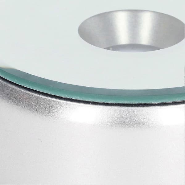Roterende utstillingsstativ 360 roterende LED-lys 80 sekunder per runde LED-displaybase for kopper krystaller