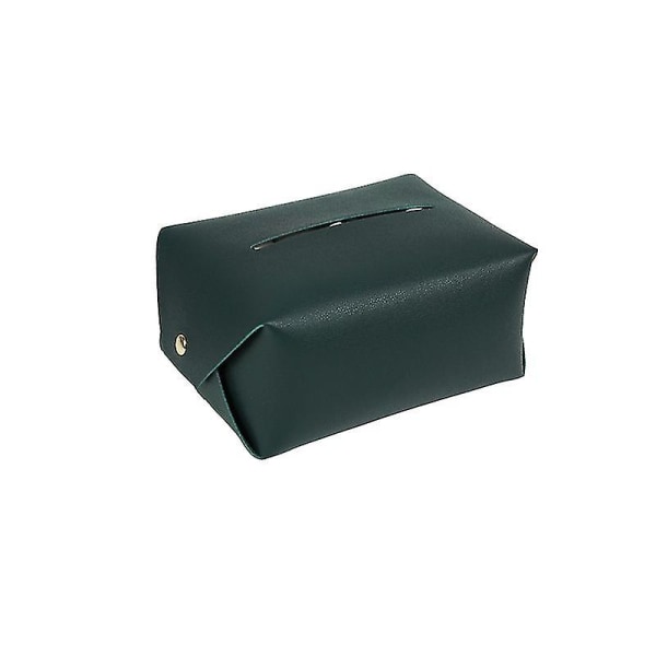 Bilbærende toilet Hjem Badeværelse Desktop Pumping Tissue Box Pvc Læder Stue Kreativ Sød Kreativ Enkelhed Engros 2004 Small-Green
