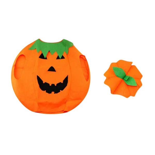Pumpkin-asut lapsille Halloween Pumpkin Cosplay-juhlapuvut ja -hatut