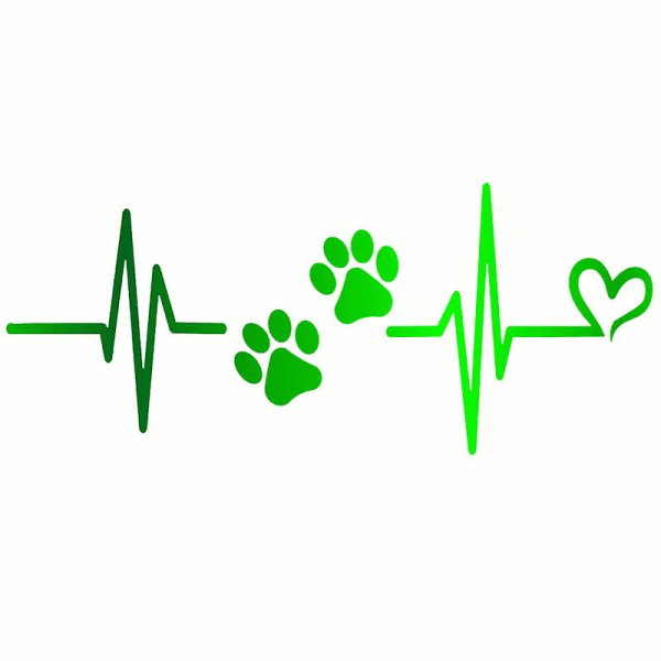Motorcykeldekal Heartbeat Liveline Love Dog Reflekterande bildekaler Moto Auto Dekal Rolig Jdm Vinyl På Bil Styling - Dekaler &amp; Klistermärken