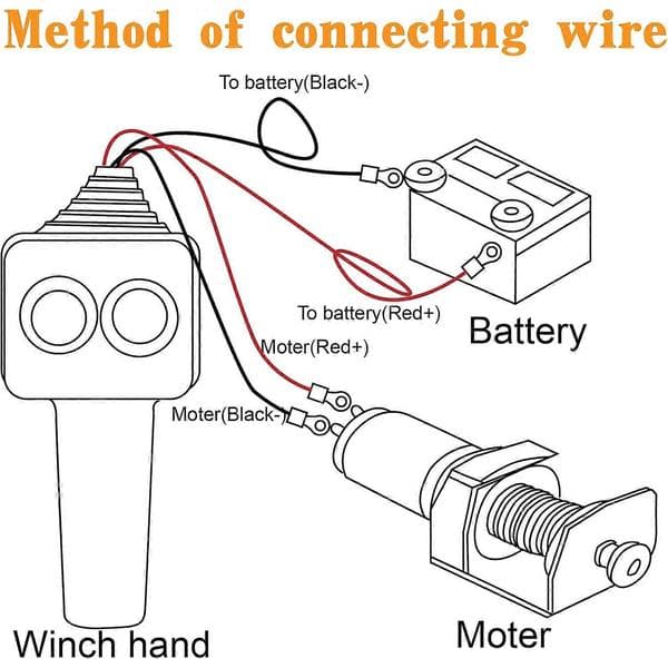 Spil Håndkontrol Samling Controller med Indbygget Solenoid Relæ til 1500lbs til 4500lbs 12V Elektrisk Spil