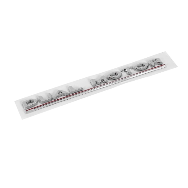 3d dobbelte motordekaler Bil bagkoffert-emblem Sticker Badge Decals til Model 3 2017-2020, Decorative S