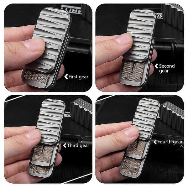 Push-pull Typ Fidgets Sliders Ljudlig Stresslindrande Myntleksak För Utomhusbruk Silver