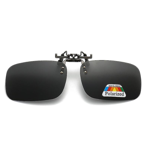 Uv400 Ultralätt polariserad Clip On Solglasögon Män Kvinnor Unisex Photochromic Bilförarglasögon Black